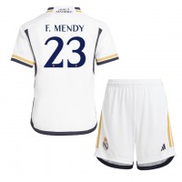 Maglie da calcio Real Madrid Ferland Mendy #23 Prima Maglia Bambino 2023-24 Manica Corta (+ Pantaloni corti)